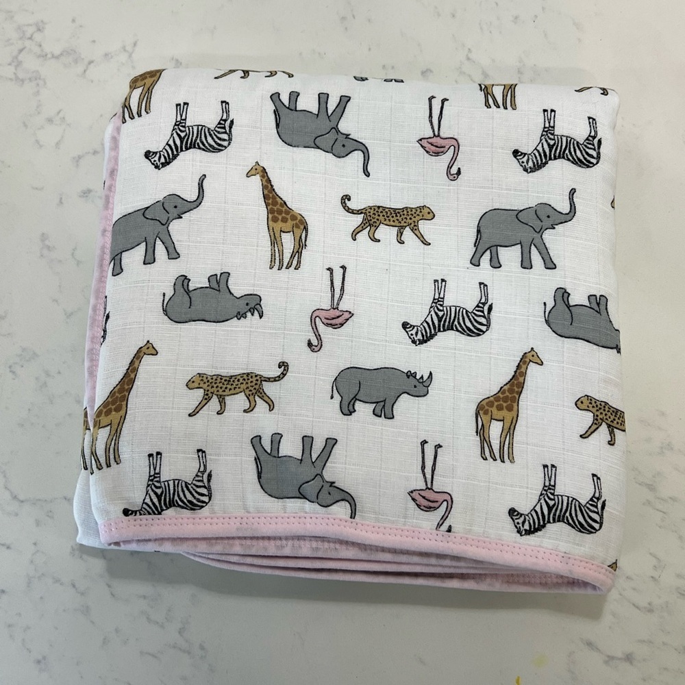 Animal Print Baby Blanket - Picture 3 of 8